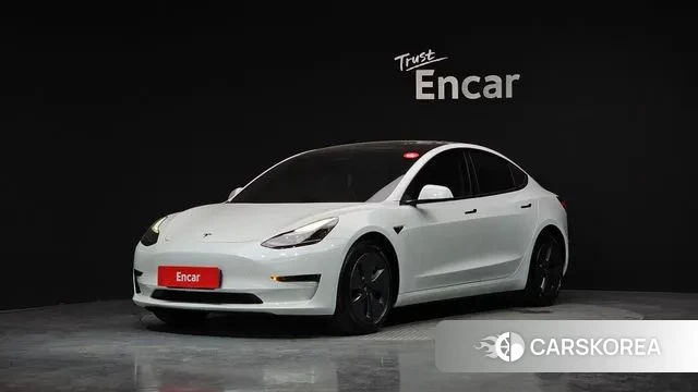 Tesla Model 3 2021 Белый из Кореи