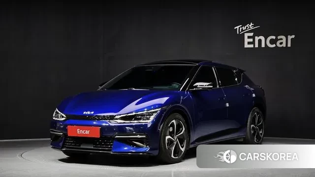 Kia EV6 2021 Синий из Кореи