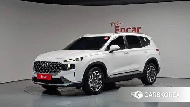 Hyundai The New Santa Fe 2021 Белый из Кореи