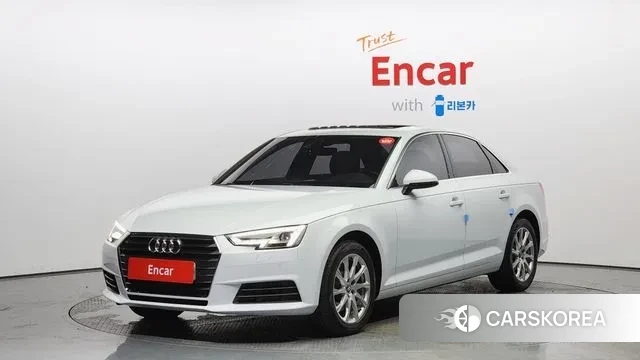 Audi A4 (B9) 2019 Белый из Кореи