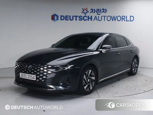 Hyundai The New Grandeur IG Hybrid 2020 Черный из Кореи