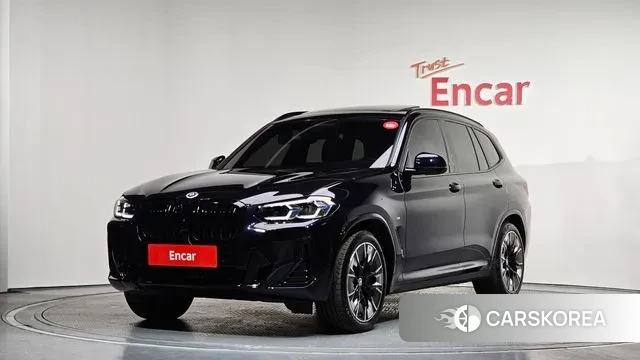 BMW iX3 2023 Черный из Кореи