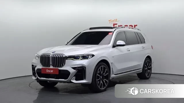BMW X7 (G07) 2021 Белый из Кореи