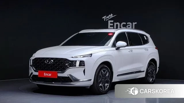 Hyundai The New Santa Fe 2023 Белый из Кореи