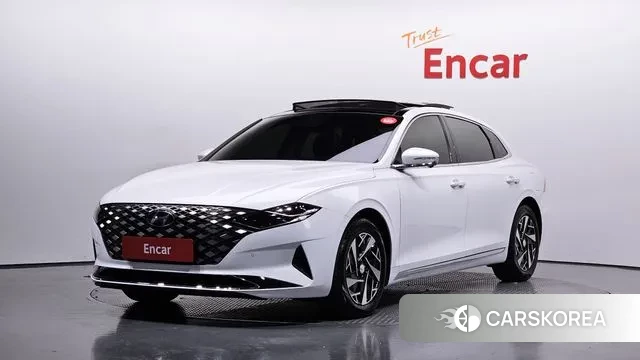 Hyundai The New Grandeur IG Hybrid 2021 Белый из Кореи