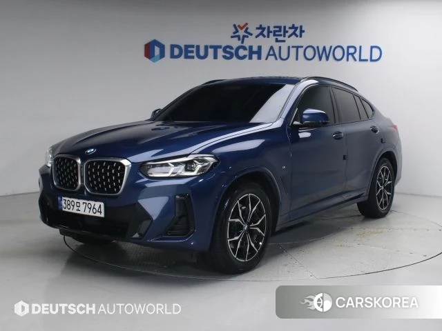 BMW X4 (G02) 2023 Синий из Кореи