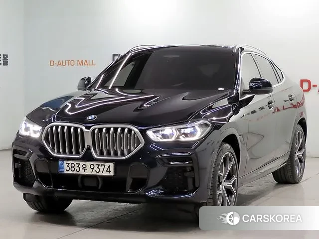 BMW X6 (G06) 2022 Черный из Кореи