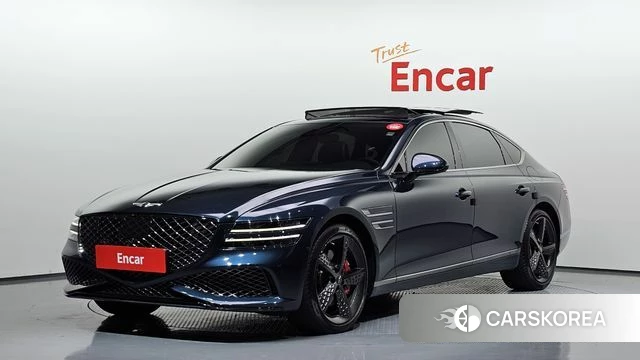 Genesis G80 (RG3) 2022 Синий из Кореи