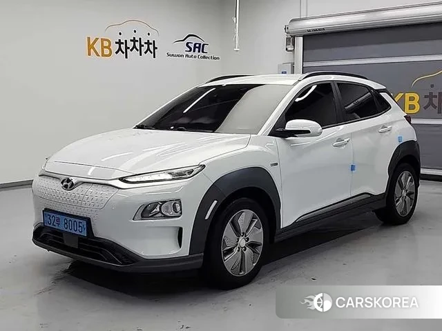Hyundai Kona Electric 2018 Белый из Кореи