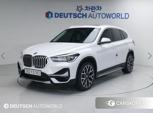 BMW X1 (F48) 2022 Белый из Кореи