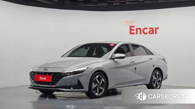 Hyundai Avante (CN7) 2022 Серебристо-серый из Кореи