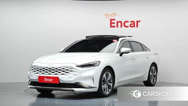 Kia K8 Hybrid 2022 Белый из Кореи