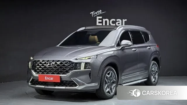 Hyundai The New Santa Fe 2022 Серый из Кореи