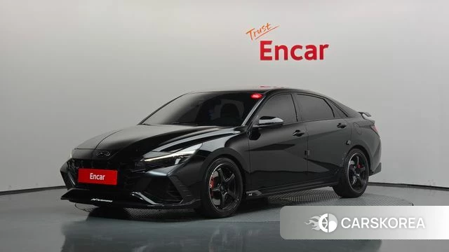 Hyundai Avante (CN7) 2022 Черный из Кореи