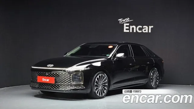 Hyundai Grandeur Hybrid (GN7) 2024 Черный из Кореи