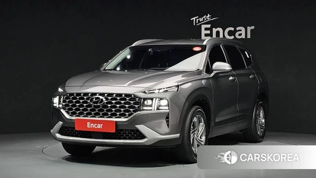 Hyundai The New Santa Fe 2022 Серый из Кореи