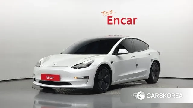 Tesla Model 3 2021 Белый из Кореи