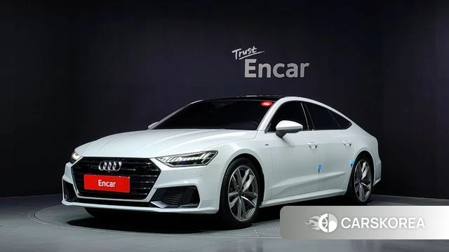 Audi A7 (4K) 2021 Белый из Кореи