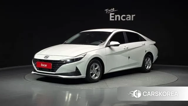 Hyundai Avante (CN7) 2020 Белый из Кореи