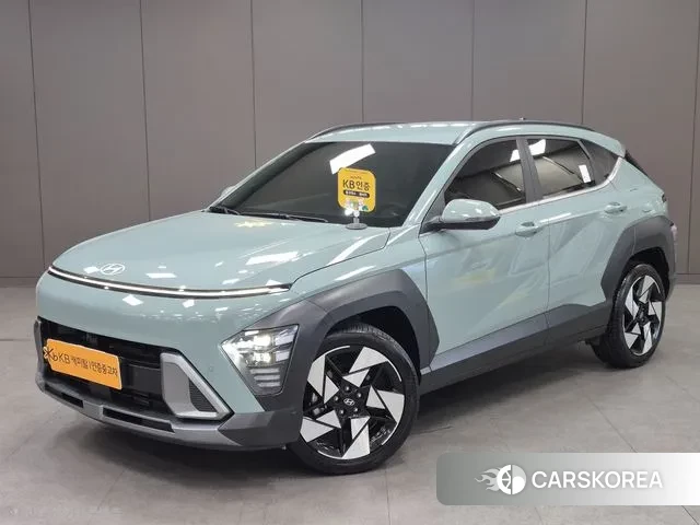 Hyundai Kona (SX2) 2024 Небесно-голубой из Кореи