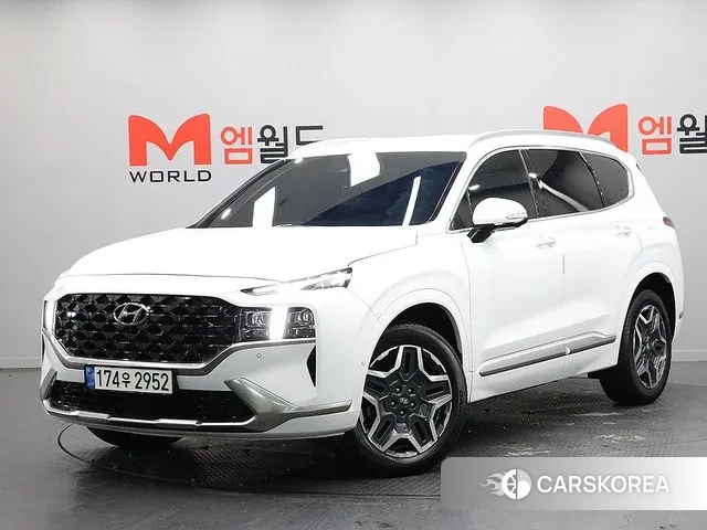 Hyundai The New Santa Fe 2021 Белый из Кореи