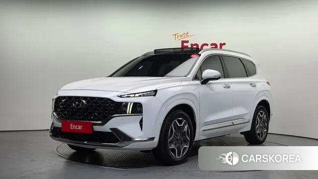 Hyundai The New Santa Fe 2021 Белый из Кореи
