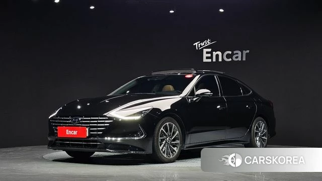 Hyundai Sonata Hybrid (DN8) 2022 Черный из Кореи