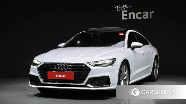Audi A7 (4K) 2021 Белый из Кореи