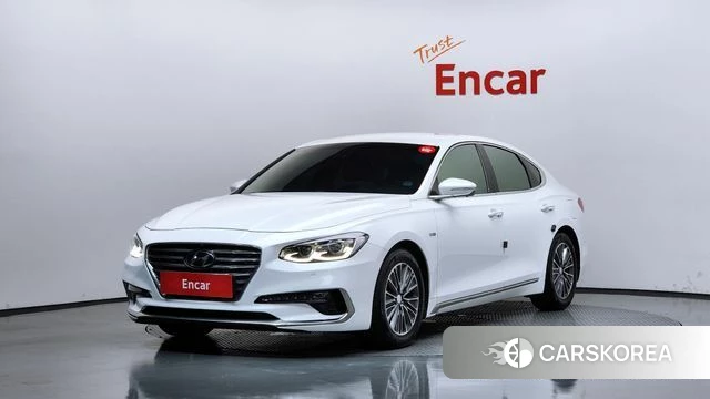 Hyundai Grandeur IG Hybrid 2018 Белый из Кореи