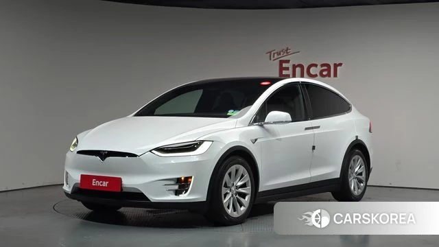 Tesla Model X 2018 Белый из Кореи
