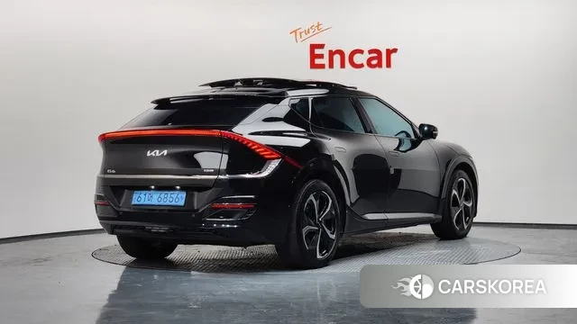 Kia EV6 2023 Черный из Кореи