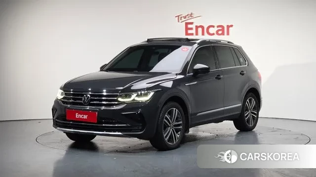 Volkswagen Tiguan second Generation 2023 Серый из Кореи