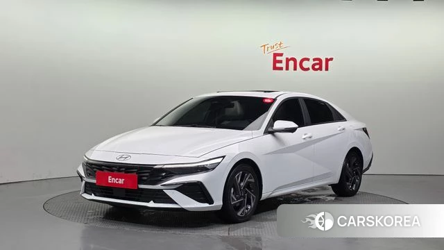 Hyundai The New Avante (CN7) 2023 Белый из Кореи