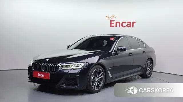 BMW 5 Series (G30) 2021 Черный из Кореи