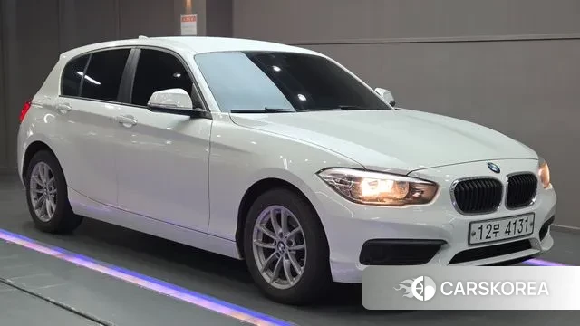 BMW 1 Series (F20) 2018 Белый из Кореи