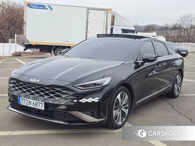 Kia K8 Hybrid 2022 Черный из Кореи