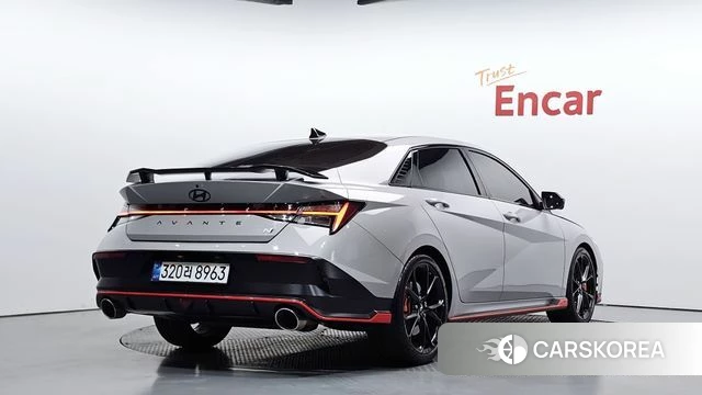 Hyundai The New Avante (CN7) 2025 Серебристо-серый из Кореи