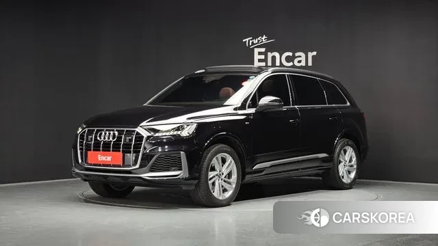 Audi Q7 (4M) 2020 Черный из Кореи
