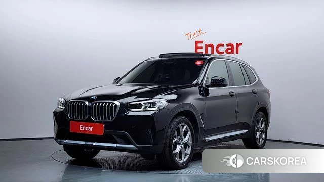 BMW X3 (G01) 2022 Черный из Кореи