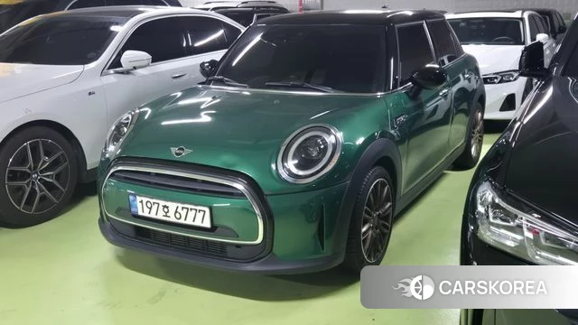 Mini Cooper 2022 Зеленый из Кореи