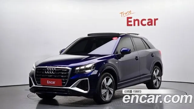 Audi Q2 2023 Синий из Кореи