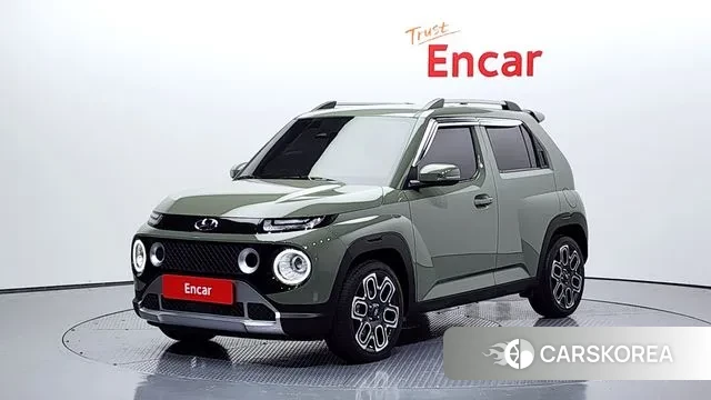 Hyundai Casper 2023 Светло-зеленый из Кореи