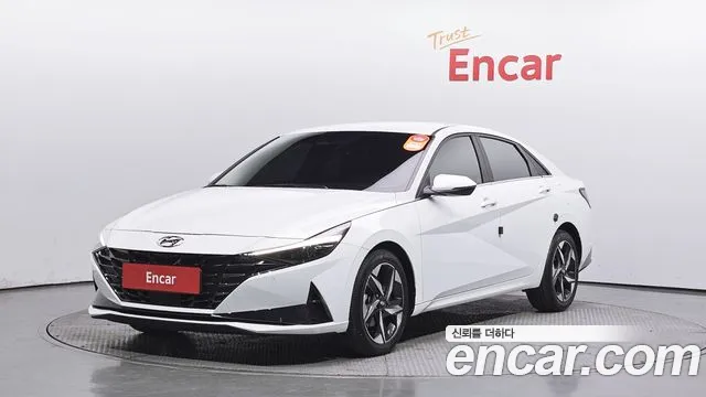 Hyundai Avante (CN7) 2020 Белый из Кореи