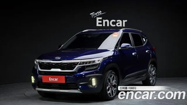 Kia Seltos 2021 Синий из Кореи