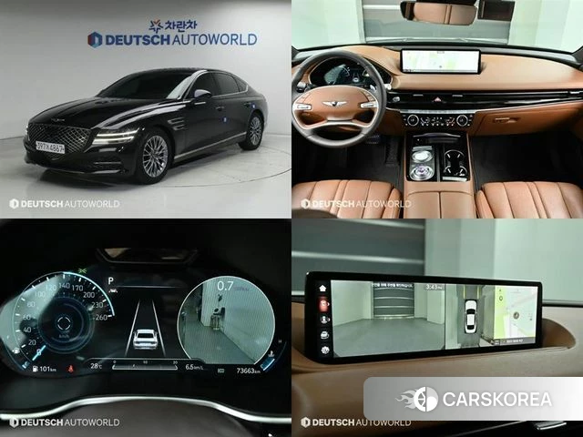 Genesis G80 (RG3) 2020 Черный из Кореи