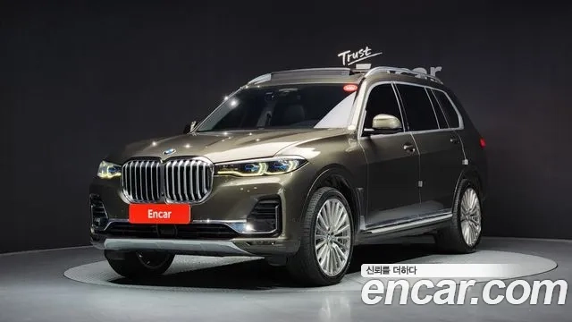 BMW X7 (G07) 2021 Серый из Кореи