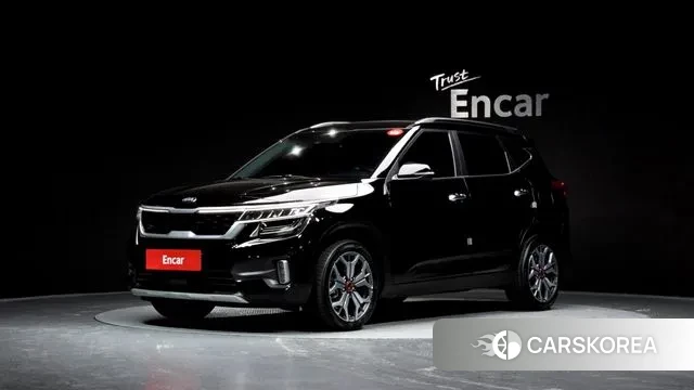 Kia Seltos 2021 Черный из Кореи