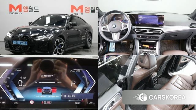 BMW i4 2024 Черный из Кореи