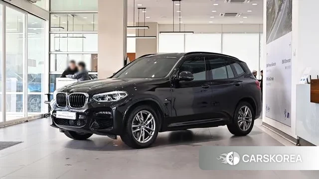 BMW X3 (G01) 2021 Черный из Кореи