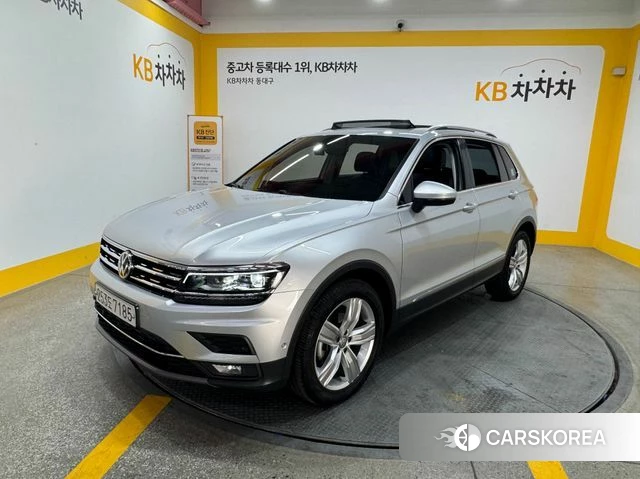 Volkswagen Tiguan second Generation 2020 Серебряный из Кореи